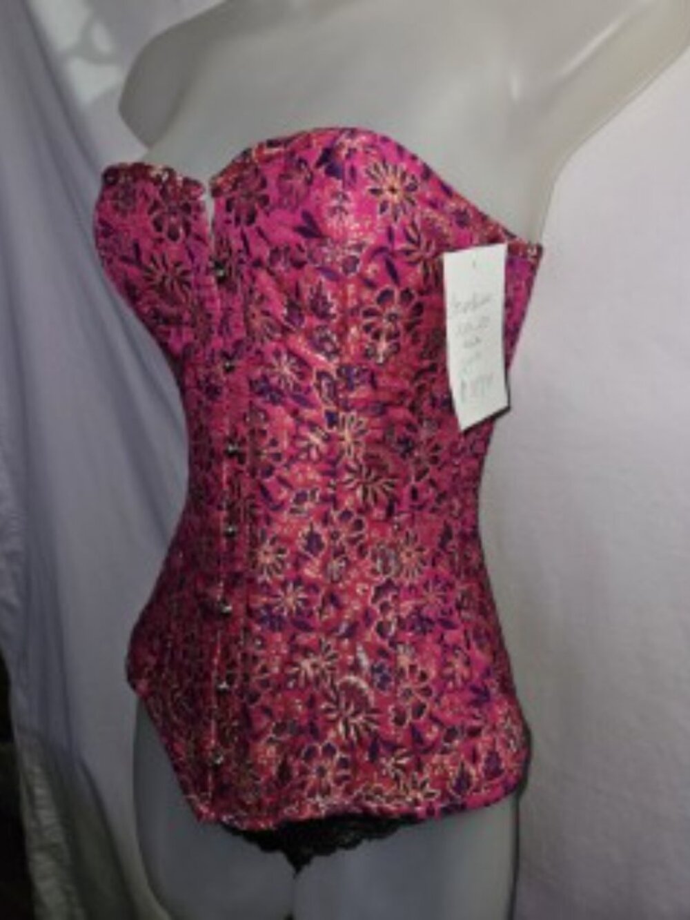RARE NEW XS/20" LONG LINE COUNTESS CORSET TALL VINTAGE TIGHT LACING NARROW FIT - Picture 3 of 6